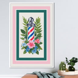 Tropical Barber Pole Bouquet - NicheCanvas