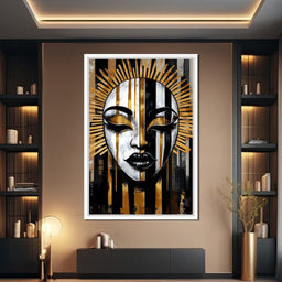 Golden Radiance Masked Essence - NicheCanvas