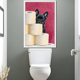 French Bulldog Peekaboo Rolls - NicheCanvas
