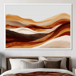 Sahara Dunes Earth Tones - NicheCanvas