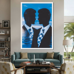 Oceanic Duality Reflections - NicheCanvas