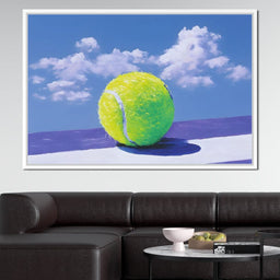 Tennis Ball Under Summer Sky - NicheCanvas