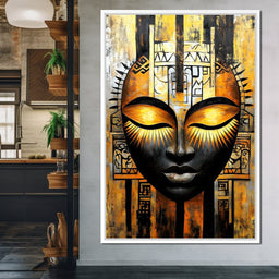 Radiant Golden Guardian - NicheCanvas