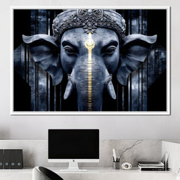 Majestic Ganesha Reverie - NicheCanvas