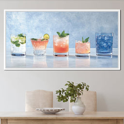 Colorful Cocktails - NicheCanvas