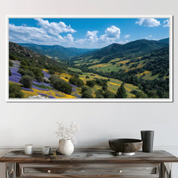 Wildflower Valley Vista Sky - NicheCanvas
