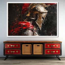 Thoughtful Spartan Reflections - NicheCanvas