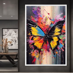 Technicolor Lepidoptera - NicheCanvas