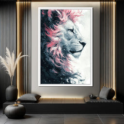 Majestic Pink Mane Monarch - NicheCanvas