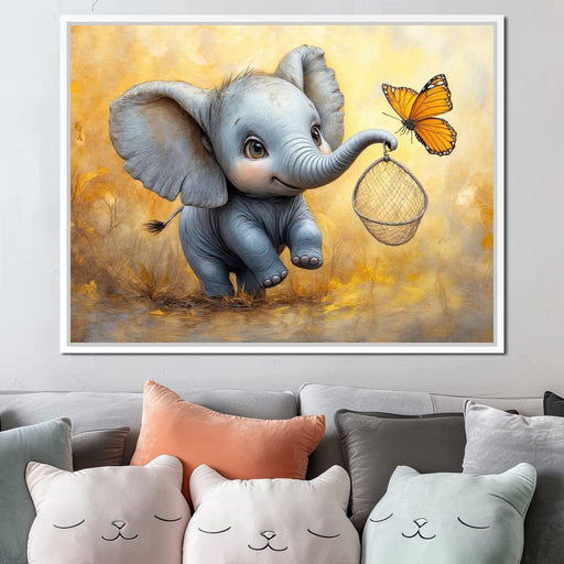 Innocence on a Golden Breeze - TooplesArt Canvas Print