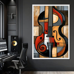 Rhythm of Fragmented Geometric Strings - NicheCanvas