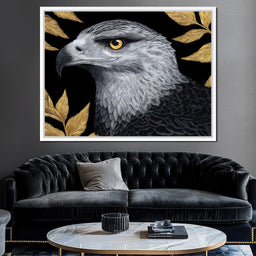 Majestic Sentinel Golden Leaves - NicheCanvas
