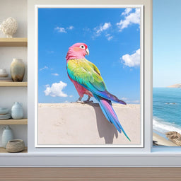 Vibrant Parrot - NicheCanvas