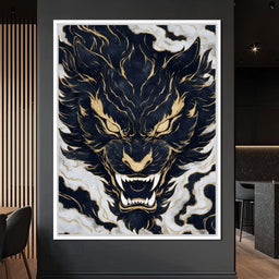 Golden Tempest Tiger Roar - NicheCanvas