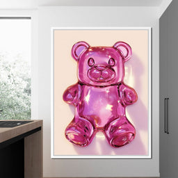 Pink Bear Gummy - NicheCanvas