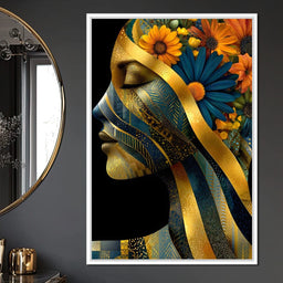 Golden Flora Dreams Unveiled - NicheCanvas