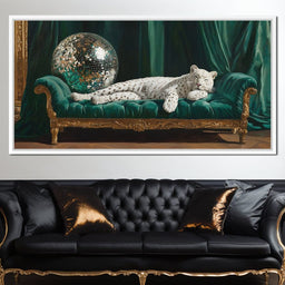 Opulent Disco Dream Leopard - NicheCanvas