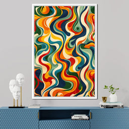 Vibrant Harmony Flow - NicheCanvas