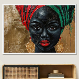 Nubian Grace in Gold Essence - Sakeem Gibbs - NicheCanvas