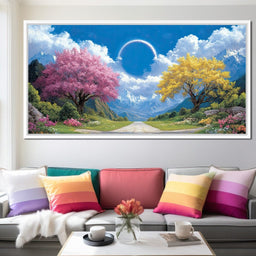 Rainbow Valley Tranquility - NicheCanvas