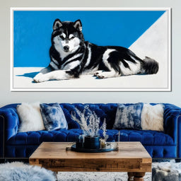 Majestic Husky Sunlit Bliss - NicheCanvas