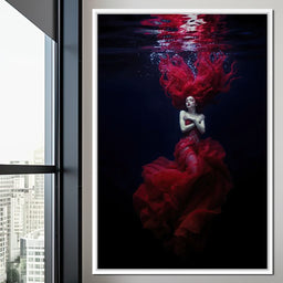 Crimson Depths - TooplesArt - NicheCanvas