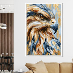 Golden Vigil Of The High Predator - NicheCanvas