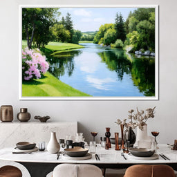 Whispering Meadows Reflection - NicheCanvas