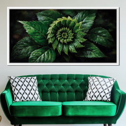 Tropical Fern Leaf Bouquet - NicheCanvas