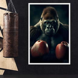 Primate Pugilist - NicheCanvas