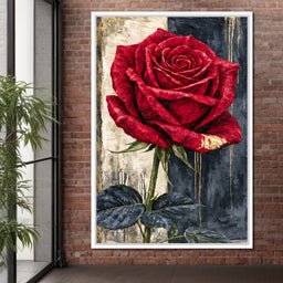 Gilded Petals On Divided Ground - NicheCanvas