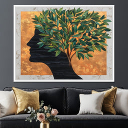 Golden Reflections of Nature - NicheCanvas