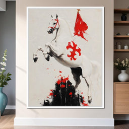 Gallant Steed Ascending - NicheCanvas