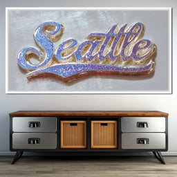 Glittering Seattle Dreams - NicheCanvas