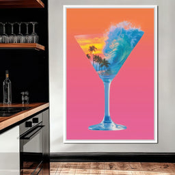 Double Exposure Martini - NicheCanvas