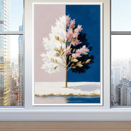Dual Seasons Golden Blossom - NicheCanvas