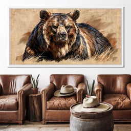 Guardian of the Wild Highlands - NicheCanvas