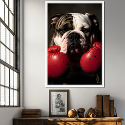 Bulldog Pugilist - NicheCanvas