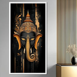 Golden Divine Elephant Aura - NicheCanvas