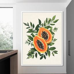 Tropical Papaya - NicheCanvas