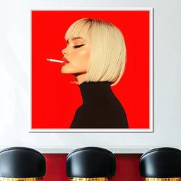 Enjoy a Unfiltered Cigarette - NicheCanvas