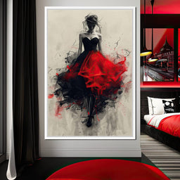 Flame of the Midnight Dance - NicheCanvas