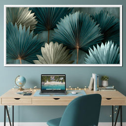 Verdant Palms Held By Time - NicheCanvas