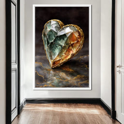 Gilded Facet Heartstone - NicheCanvas