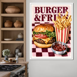 Midnight Snack At The Retro Diner - NicheCanvas
