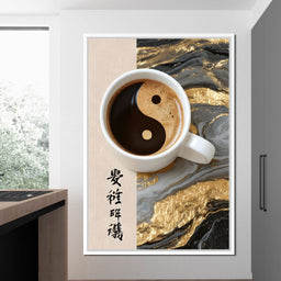 Zen Coffee Graceful Fortune - NicheCanvas