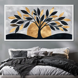 Golden Dawn Tree Reverie - NicheCanvas