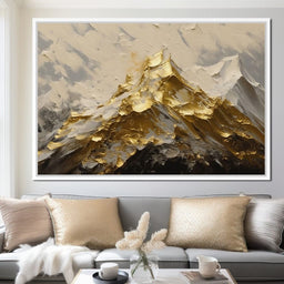 Auric Alpine Majesty Rising - NicheCanvas