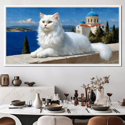 White Guardian of Aegean - NicheCanvas