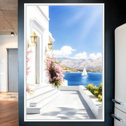 Coastal Sunlit Retreat - NicheCanvas